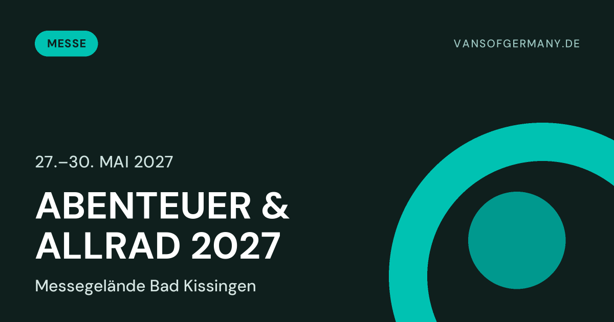ABENTEUER & ALLRAD 2027, 27.–30. Mai 2027, Messegelände Bad Kissingen