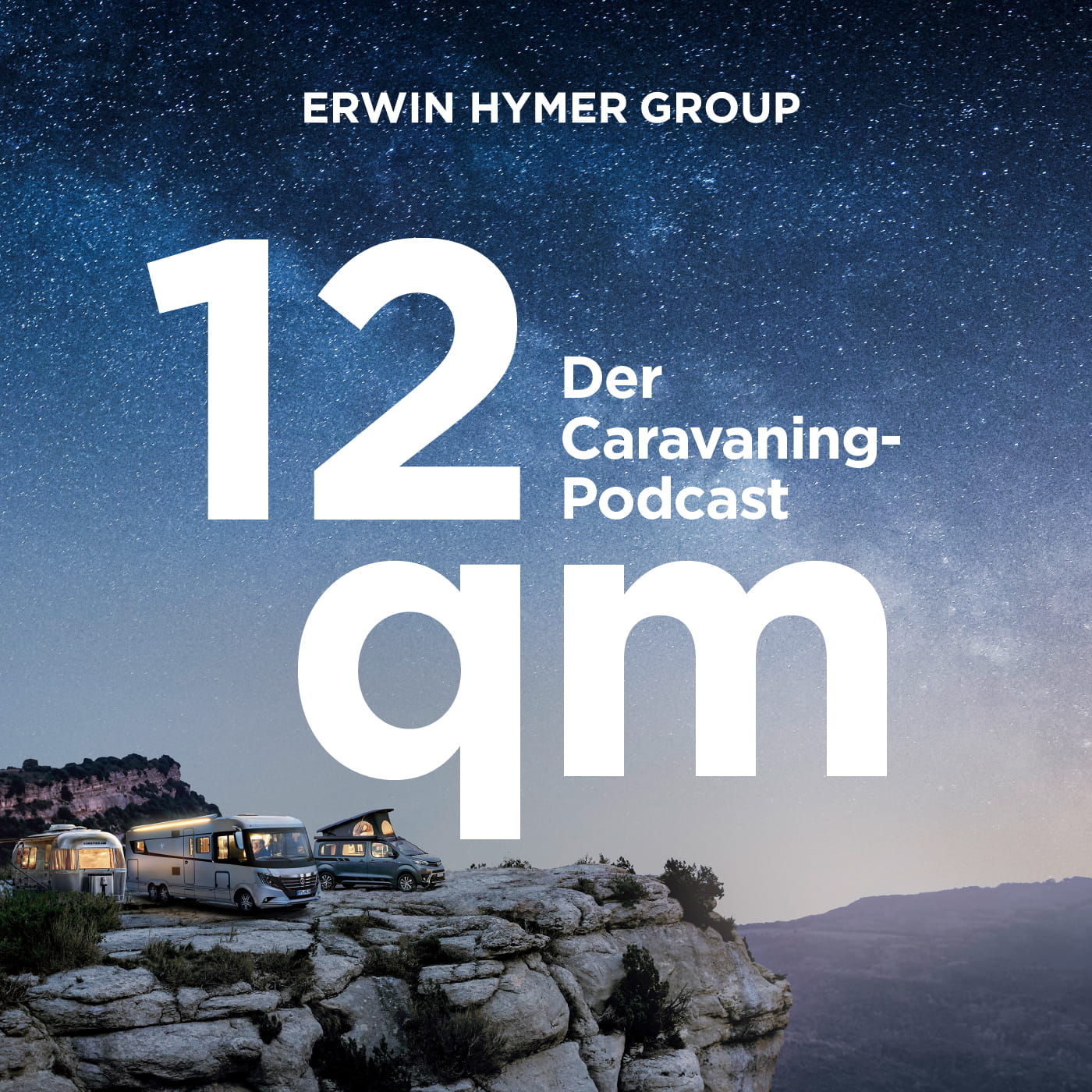 Cover: 12 qm – Der Caravaning-Podcast