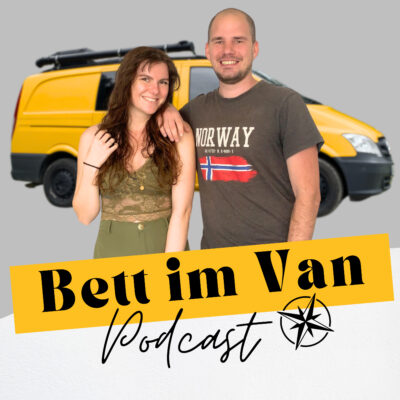 Cover: Bett im Van – VanWeLoveTo Talk Podcast