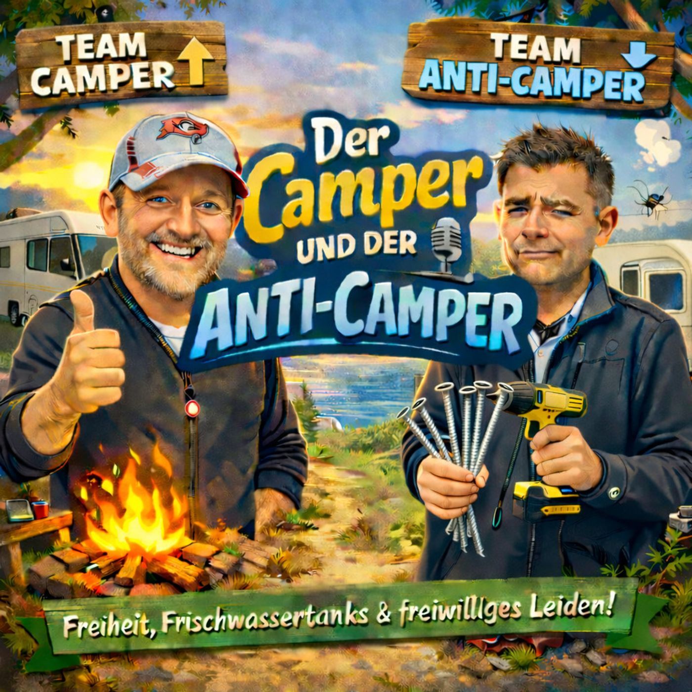Cover: Der Camper & der Anti-Camper
