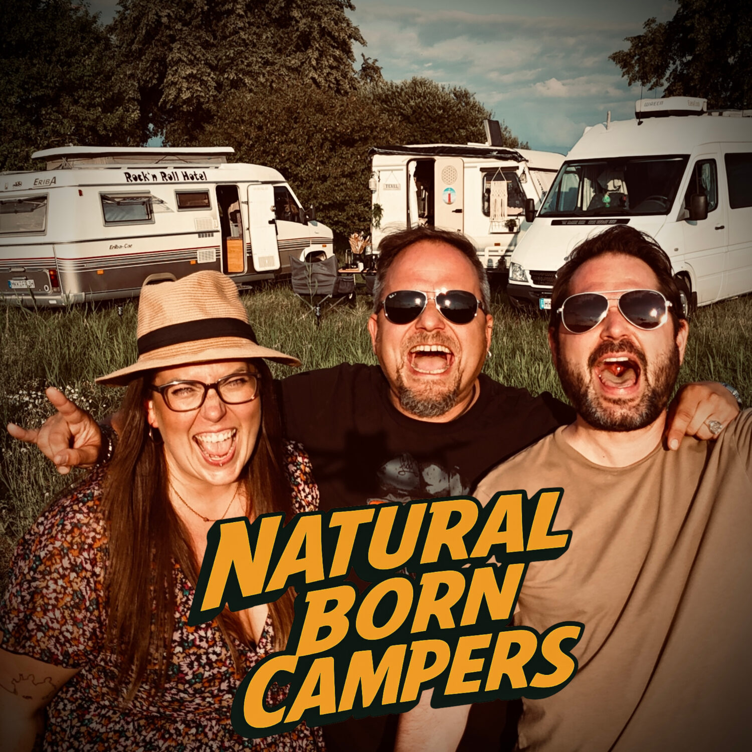 Cover: NATURAL BORN CAMPERS – Der Podcast über Camping und Outdoor-Liebe!